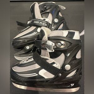 Kids Black and Gray Skates